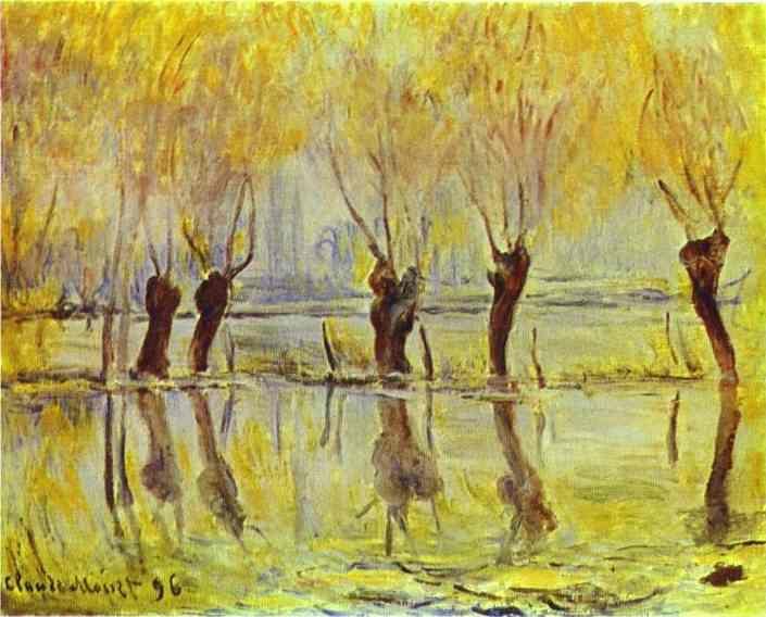 Claude Monet. Flood at Giverny.