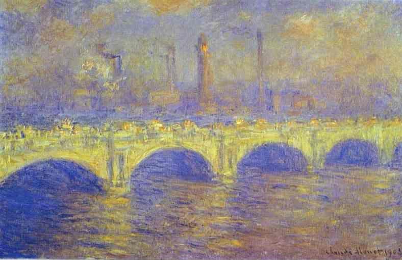 Claude Monet. The Waterloo Bridge. The Fog.