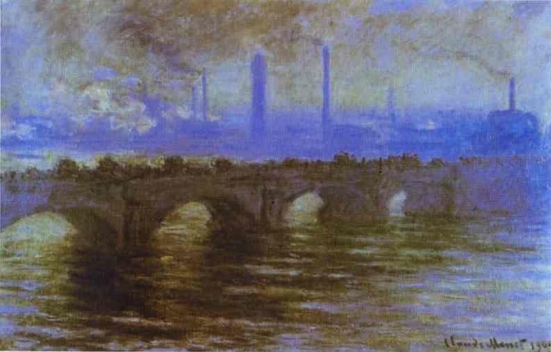 Claude Monet. London. The Waterloo Bridge.