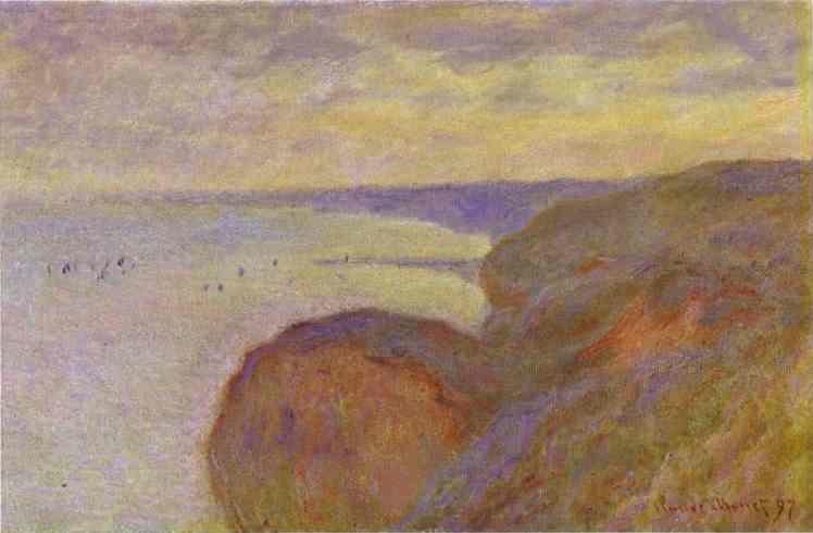 Claude Monet. Steep Banks near Dieppe.