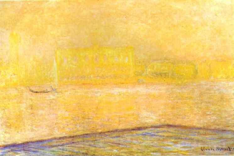 Claude Monet. View of the Doge Palace from San Giorgio.