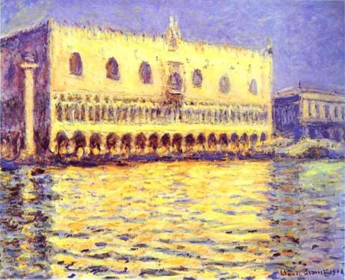 Claude Monet. Venice. The Doge Palace.