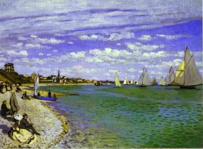 Claude Monet. The Regatta at Saint-Adresse.