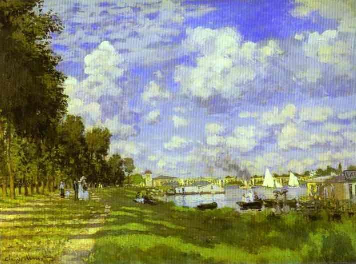 Claude Monet. The Harbour at Argenteuil.