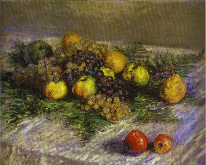 Claude Monet. Still Life with Pears and Grapes.