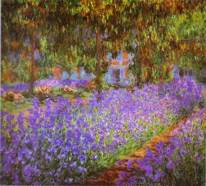 Claude Monet. Monet's Garden, the Irises.