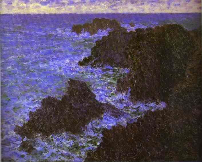 Claude Monet. The Rocks of Belle-Ile.