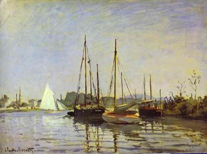 Claude Monet. Pleasure Boat, Argenteuil.