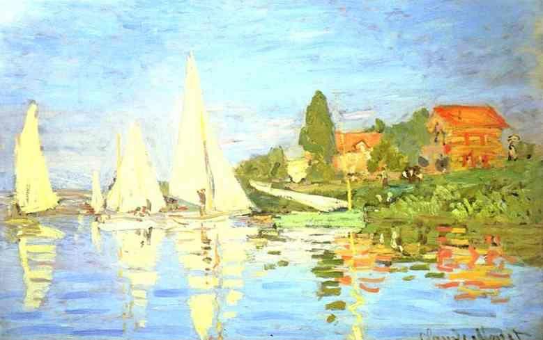 Claude Monet. Regata at Argenteuil.