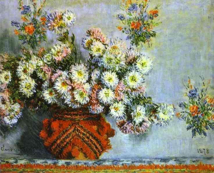 Claude Monet. Chrysanthemums.