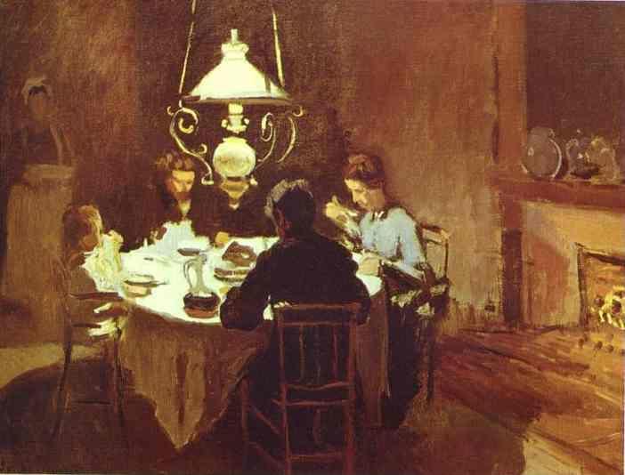 Claude Monet. The Dinner.