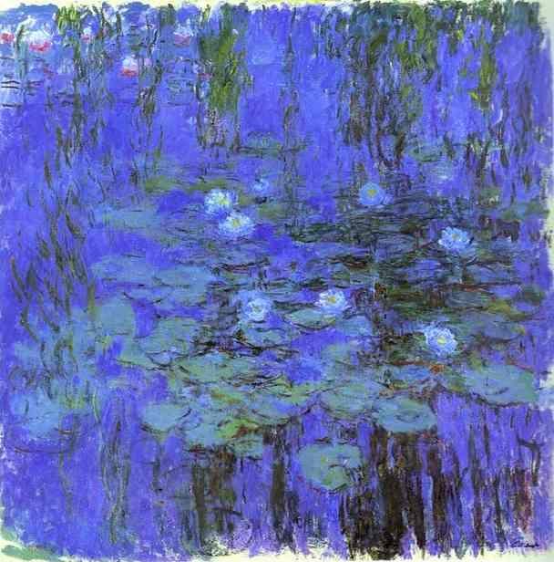 Claude Monet. Blue Water Lilies.