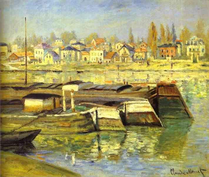 Claude Monet. The Seine at Asnières (La Seine à Asnières).