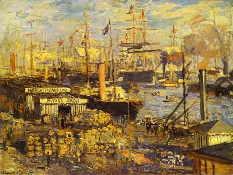 Claude Monet. The Grand Dock at Le Havre (Le Grand Quai au Le Havre).