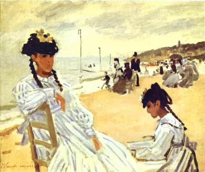 Claude Monet. On the Beach at Trouville.