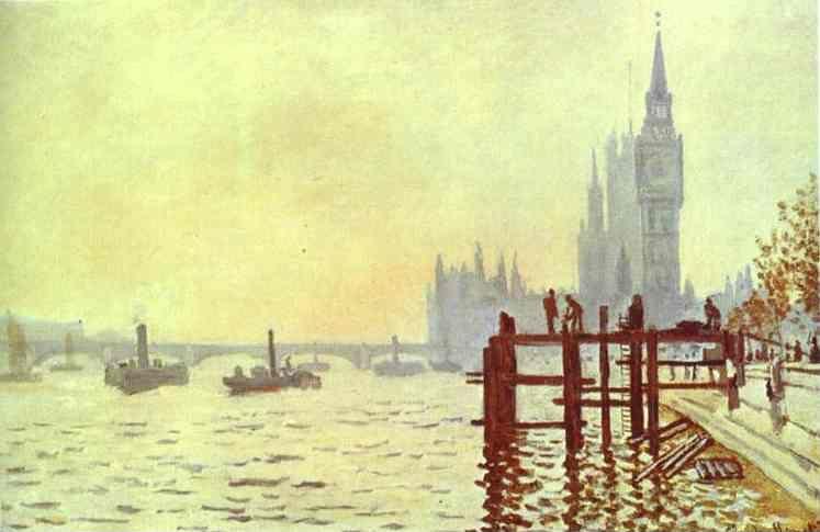Claude Monet. The Thames at Westminster (Westminster Bridge).