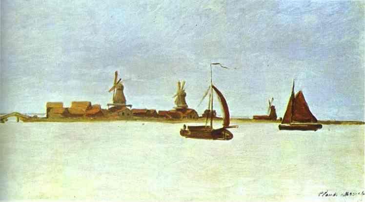 Claude Monet. Voorzan near Zaandam.