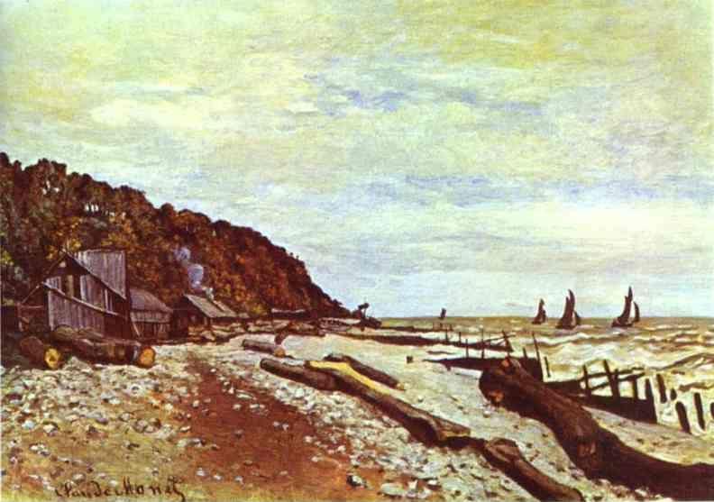Claude Monet. Shipyard near Honfleur.