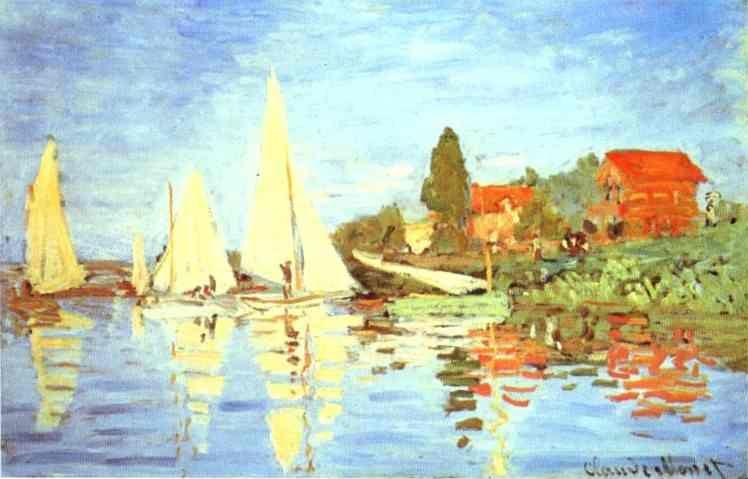 Claude Monet. Regatta at Argenteuil.