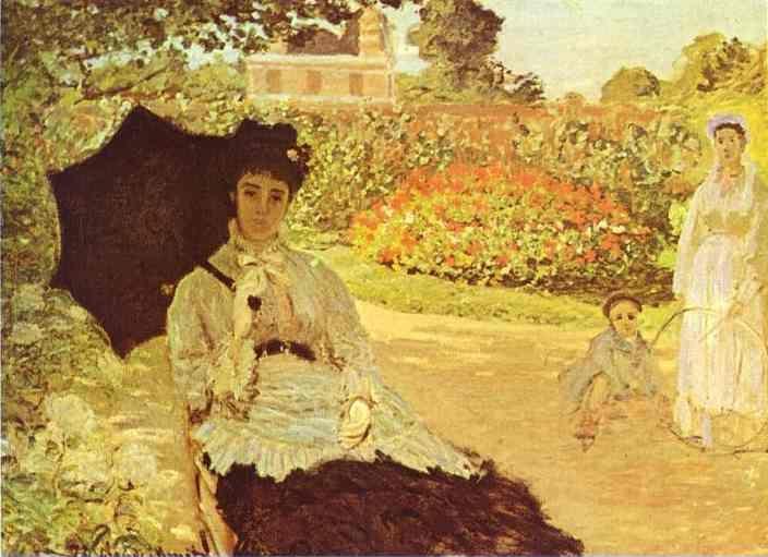 Claude Monet. Camille Monet in the Garden.