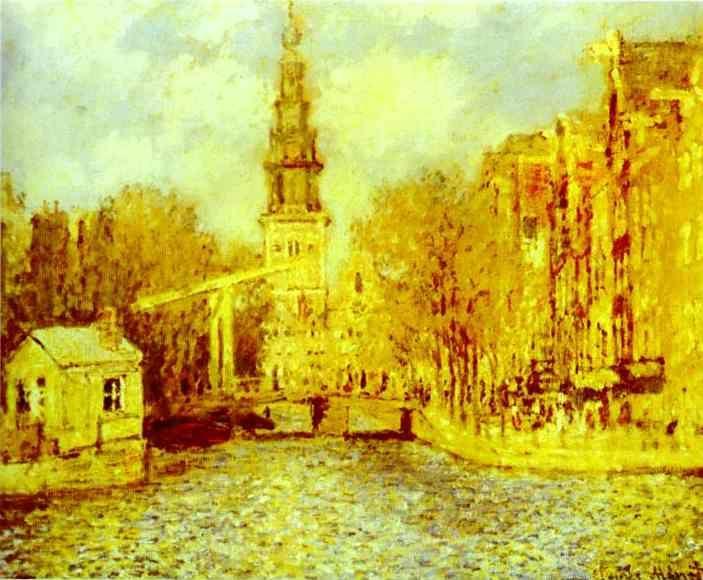 Claude Monet. Zuiderkerk in Amsterdam.