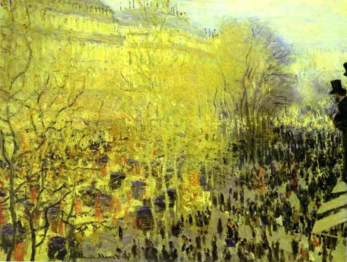 Claude Monet. The Boulevard des Capucines.