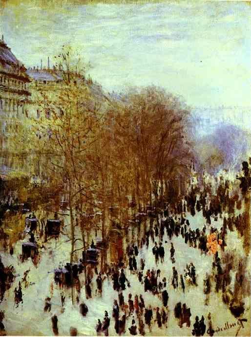 Claude Monet. The Boulevard des Capucines.