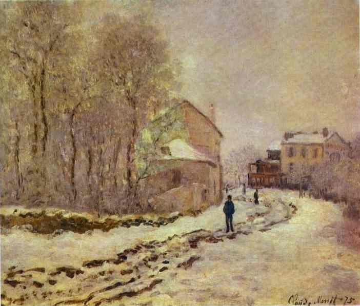 Claude Monet. Snow at Argenteuil.