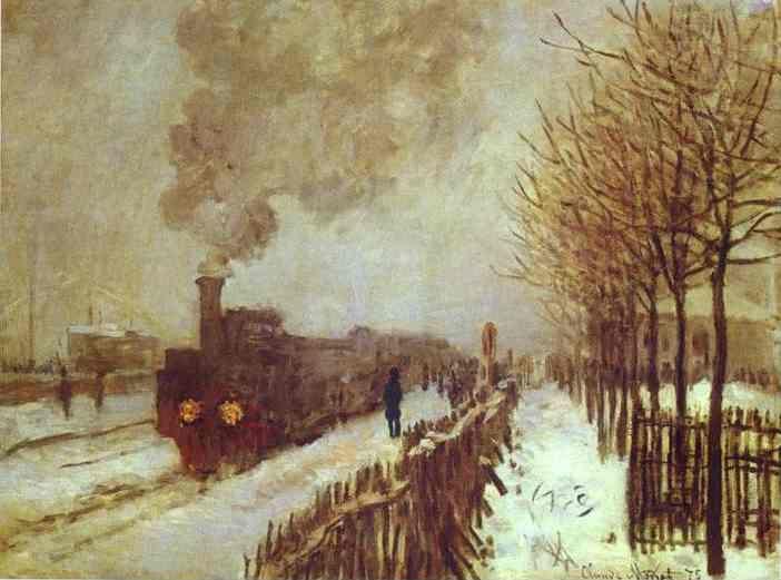 Claude Monet. The Train in the Snow.