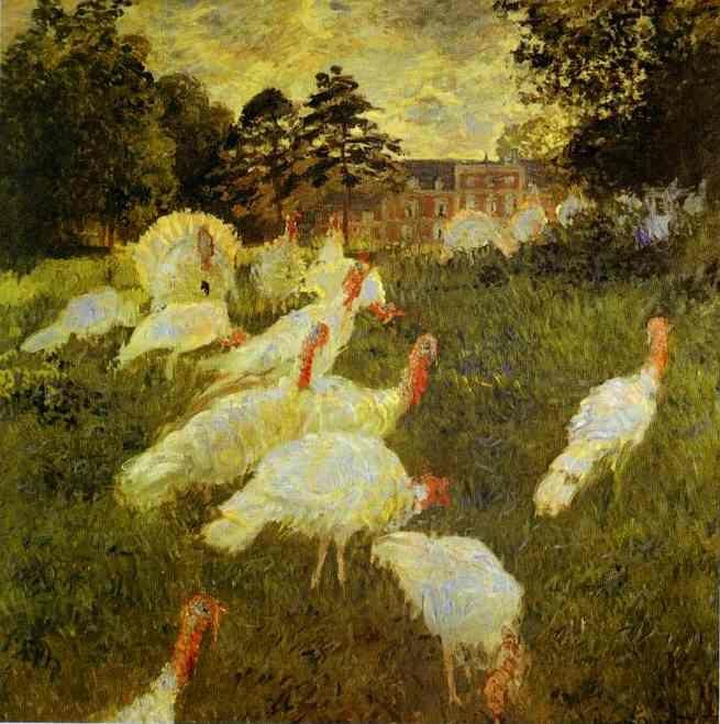 Claude Monet. White Turkeys.