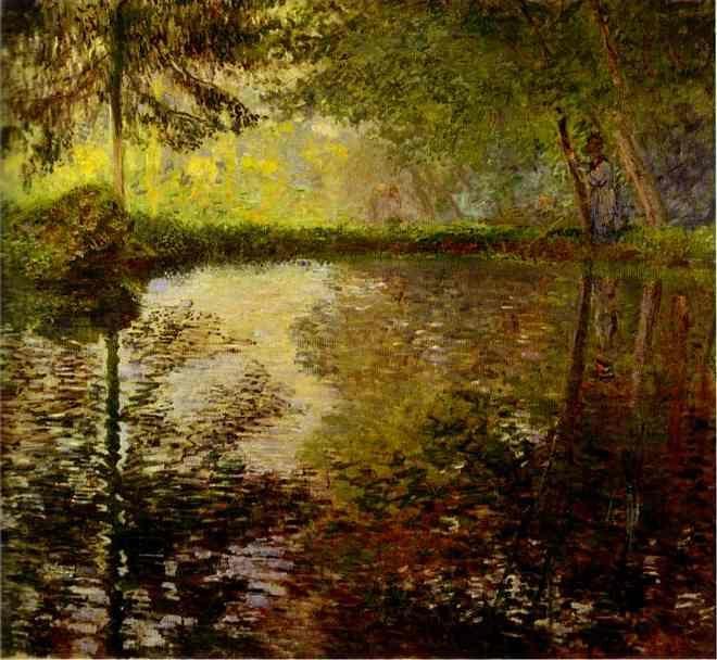 Claude Monet. The Pond at Montgeron.