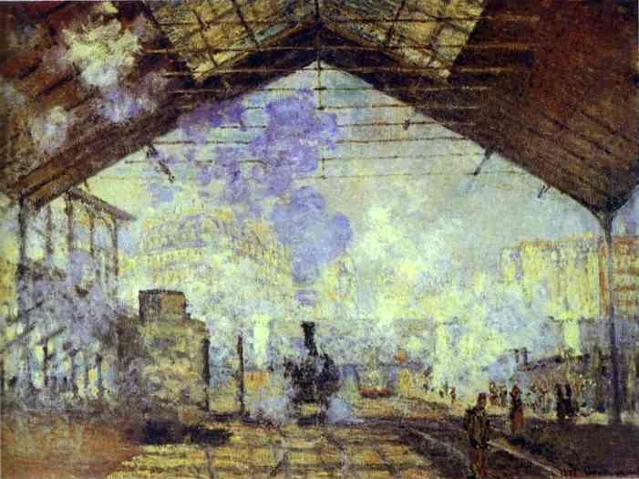 Claude Monet. Gare Saint Lazare, Paris.