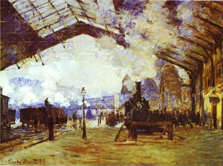 Claude Monet. Gare Saint Lazare: the Train from Normandy.