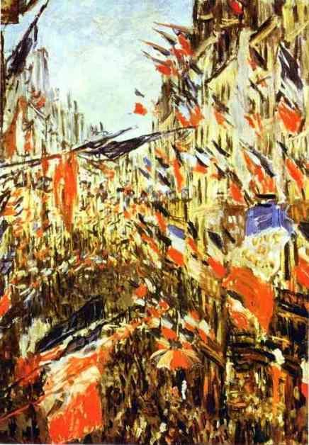 Claude Monet. Rue Saint-Denis, Festivities of 30 June, 1878.