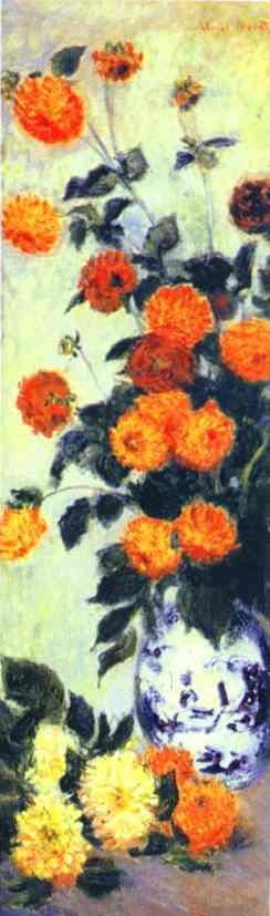 Claude Monet. Dahlias.