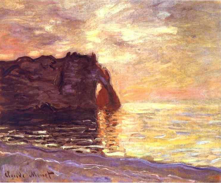 Claude Monet. Etretat. The End of the Day.