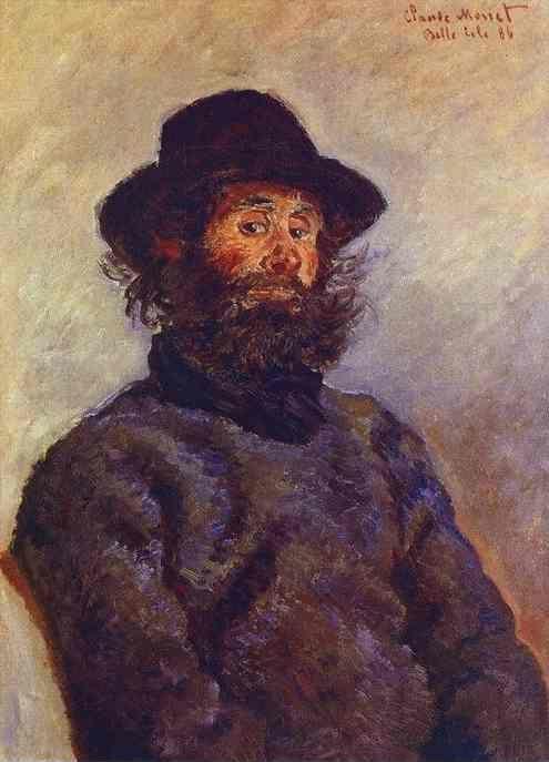 Claude Monet. Portrait of Poly, the Fisherman from Belle-Ile.