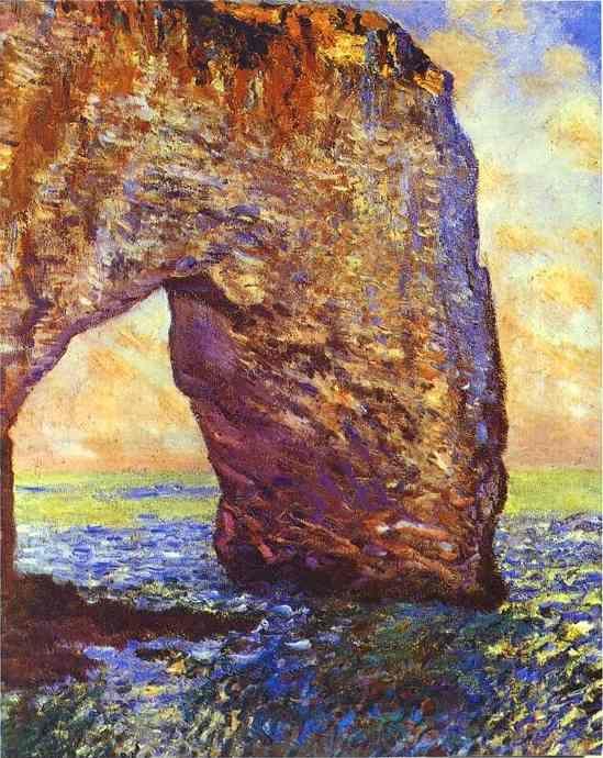 Claude Monet. The Mannerportre near Etretat.