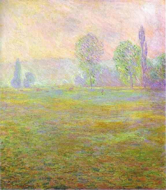 Claude Monet. Meadows at Giverny.