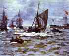 Claude Monet. The Entrance to the Port of Honfleur.