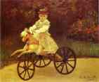 Jean Monet on a Mechanical Horse.