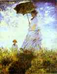 Claude Monet. The Walk. Lady with a Parasol.