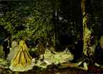 Claude Monet. The Picnic (Le dejeuner sur l’herbe).