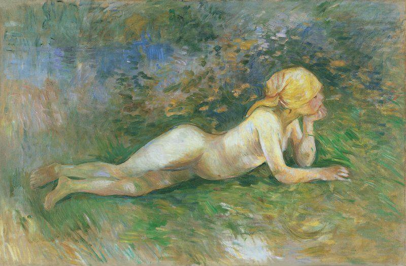 Berthe Morisot. Shepherdess, Reclining Nude.