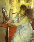 Berthe Morisot. Young Woman Powdering Herself.