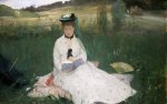 Berthe Morisot. Reading (portrait of Edna Morisot).