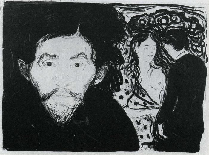 Edvard Munch. Jealousy I.