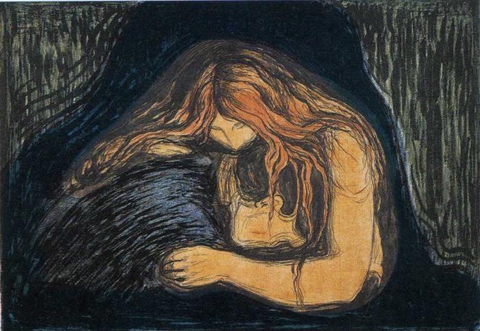 Edvard Munch. Vampire.