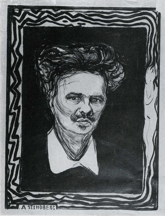 Edvard Munch. August Strindberg.