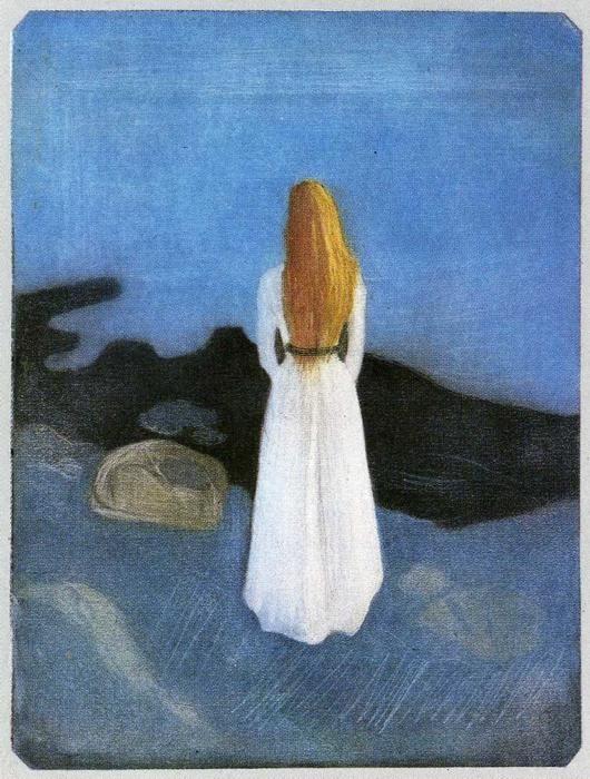 Edvard Munch. Girl on the Beach.